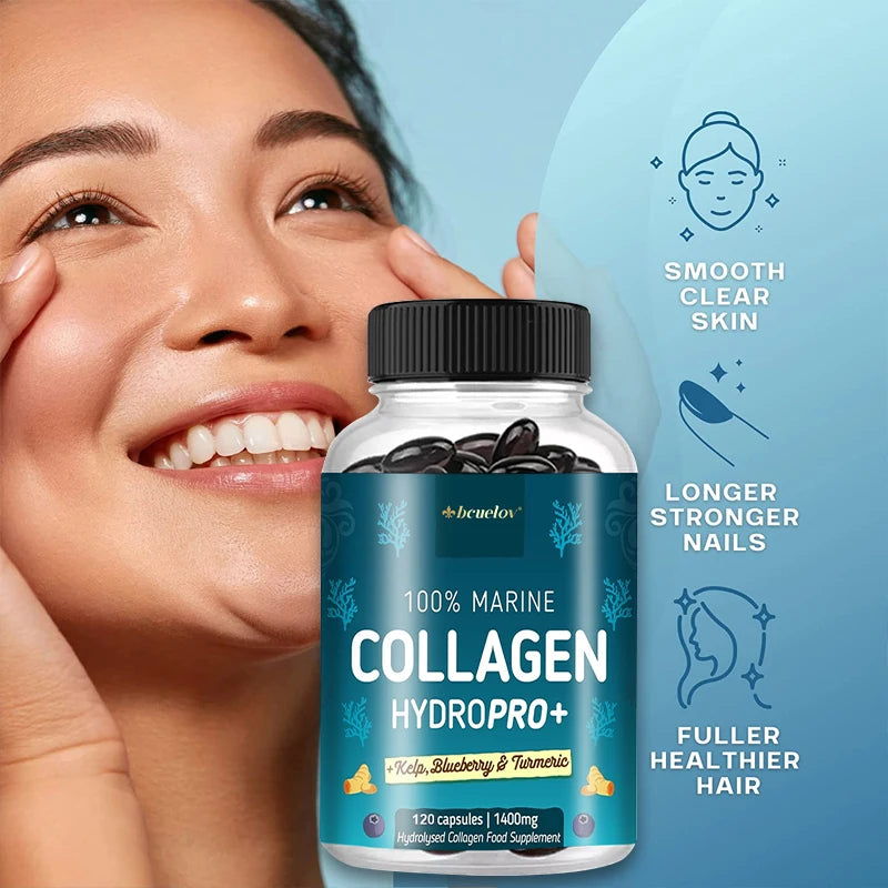 Hydrolyzed Marine Collagen – HYDROPRO Advanced Formula for Skin, Hair, Nails & Joint Support