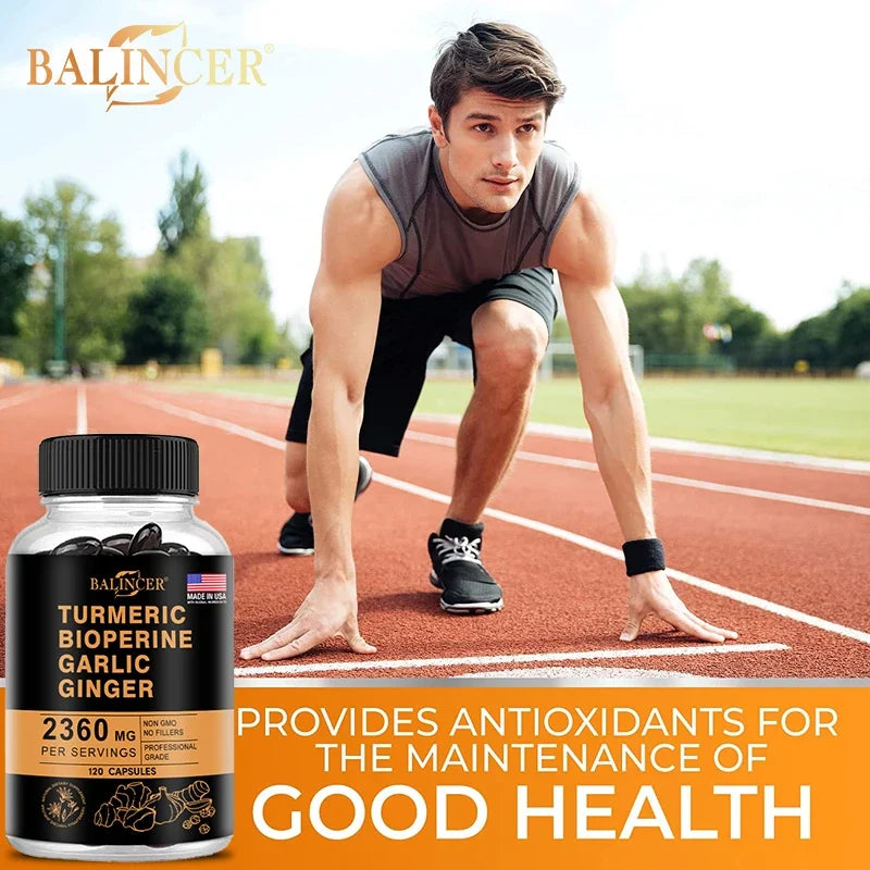 Turmeric Ginger Supplement with Piperine 2360 Mg