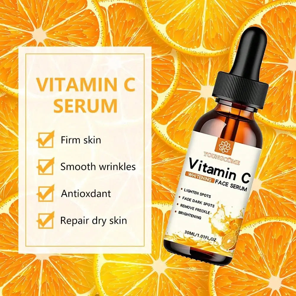 Vitamin C Facial Essence + Hyaluronic Acid Dark Spot Remover (30ml)