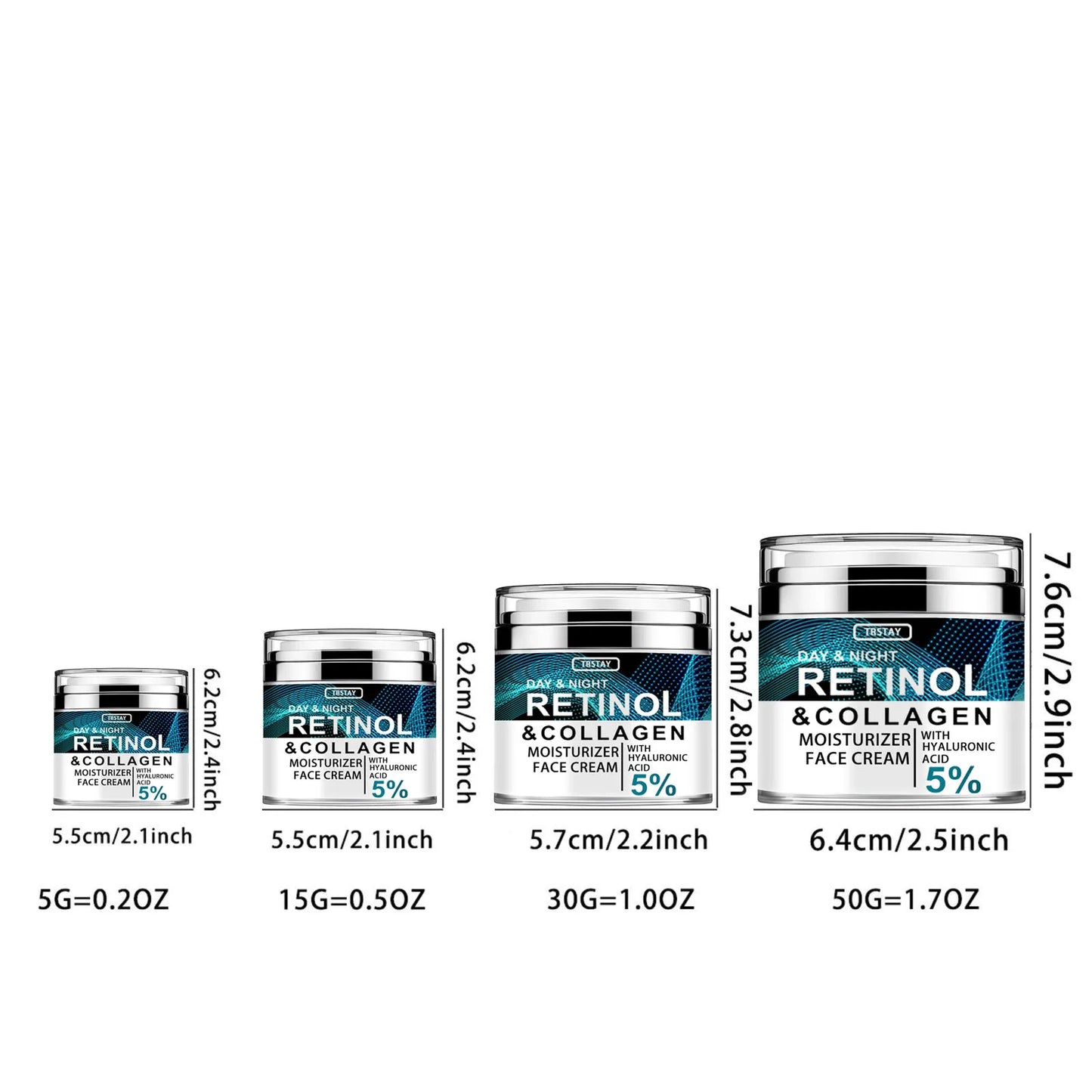 Collagen Retinol Hyaluronic Acid Cream, Retinol and Collagen Face Cream