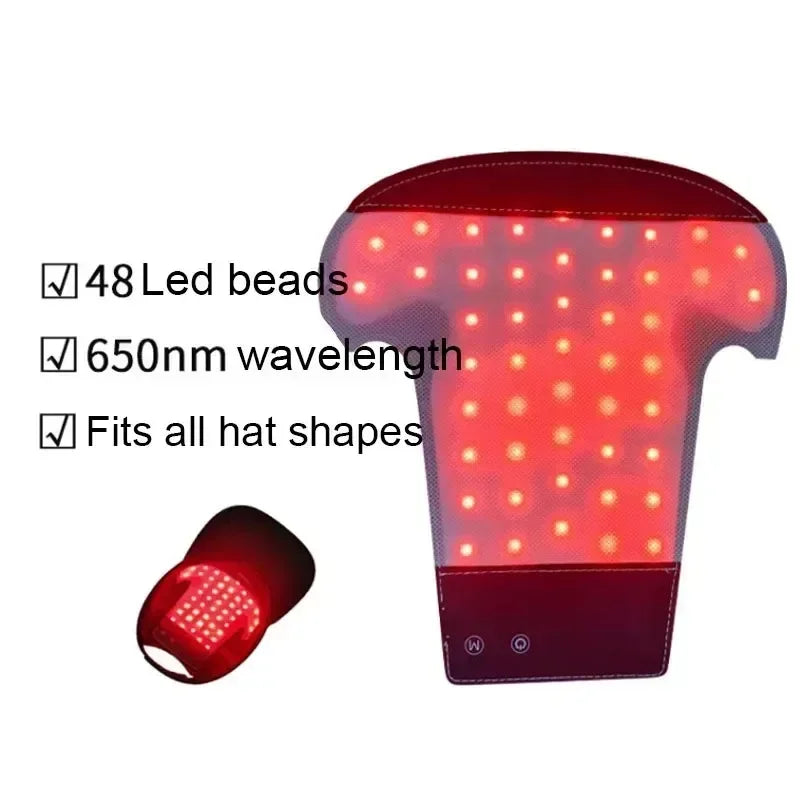 LED Red Light Therapy Cap – Laser Hair Growth Helmet for Hair Regrowth & Hair Loss Treatment