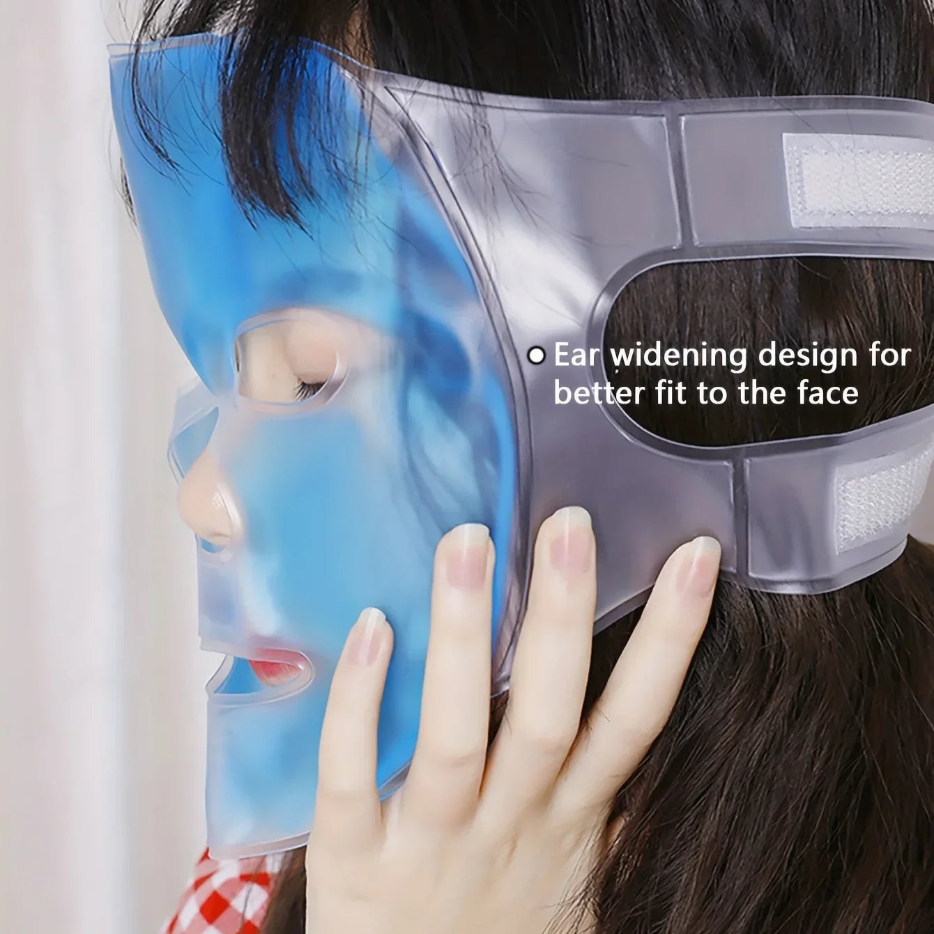 Hot & Cold Gel Face Mask – Cooling Eye Mask for Skin Tightening, Spa, and Sleep Therapy
