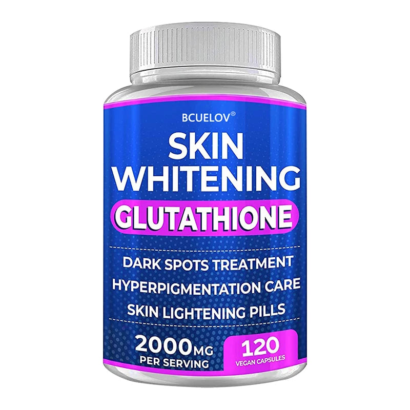 Turmeric Bearberry Vitamin Glutathione Skin Lightening Pills - 2000 mg