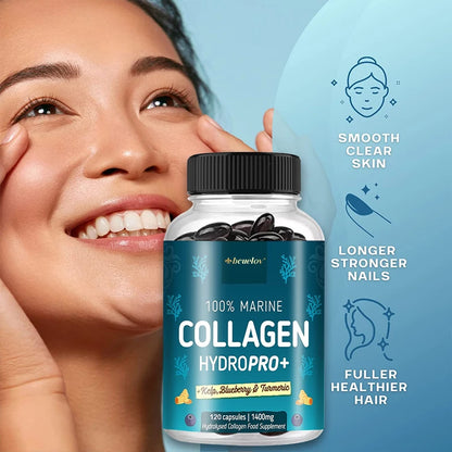 Hydrolyzed Marine Collagen – HYDROPRO Advanced Formula for Skin, Hair, Nails & Joint Support
