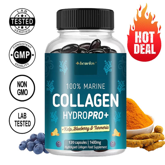 Hydrolyzed Marine Collagen – HYDROPRO Advanced Formula for Skin, Hair, Nails & Joint Support