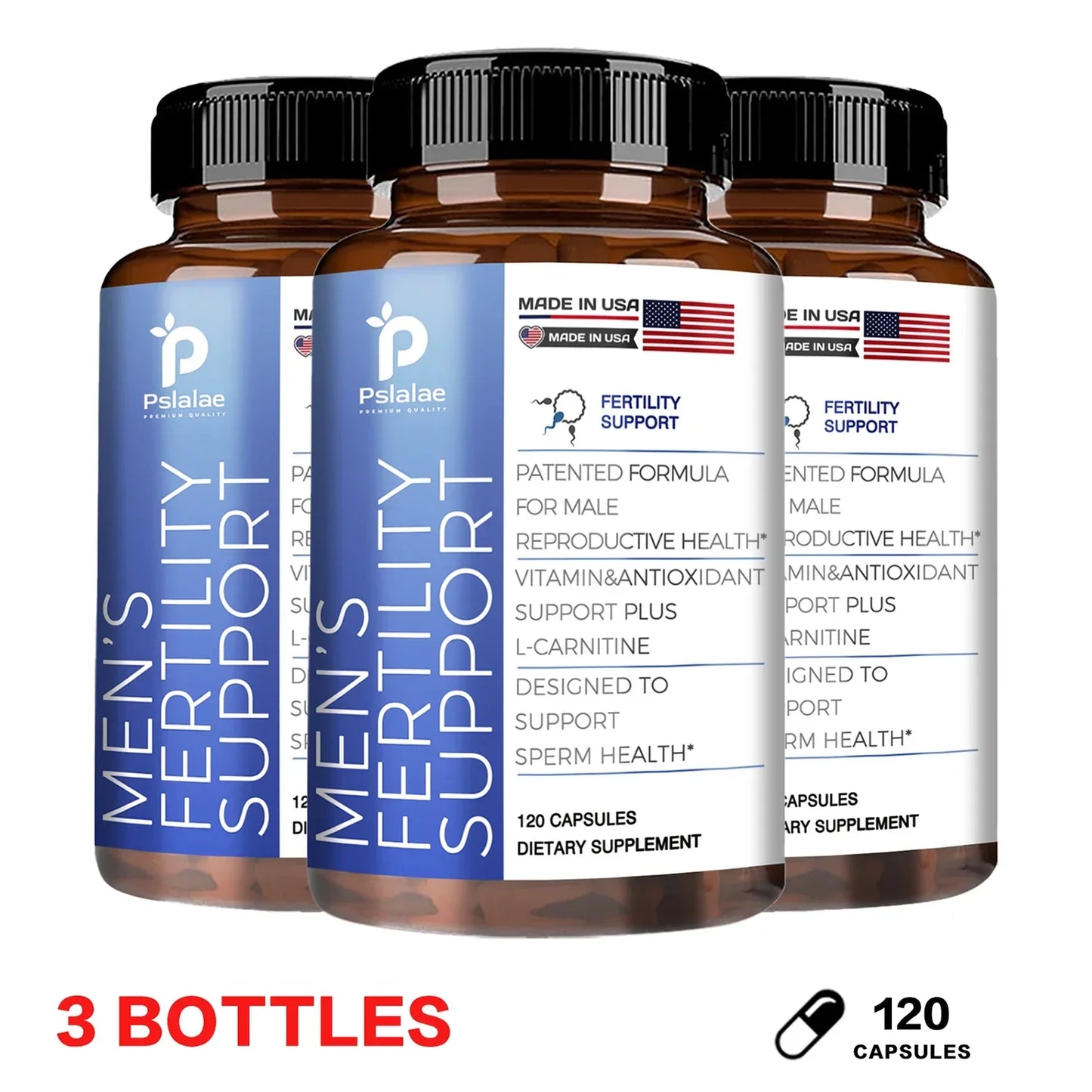 Men’s Fertility Supplement – Boosts Sperm Quality, Motility, Count & Vitality