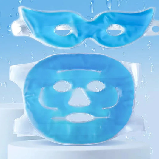 Hot & Cold Gel Face Mask – Cooling Eye Mask for Skin Tightening, Spa, and Sleep Therapy