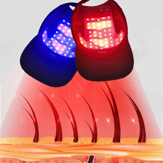 LED Red Light Therapy Cap – Laser Hair Growth Helmet for Hair Regrowth & Hair Loss Treatment