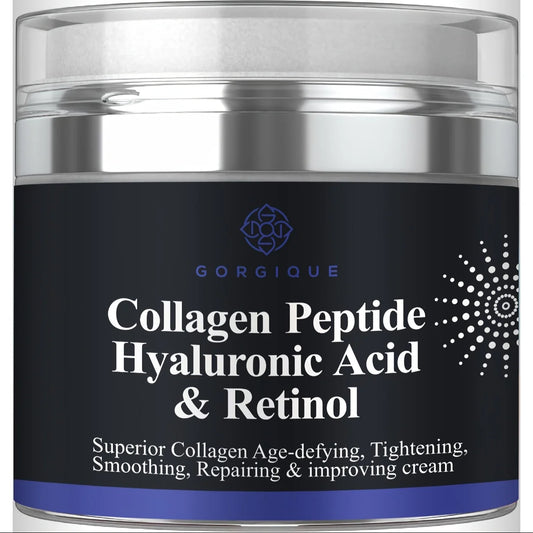 Collagen Peptide Cream Anti-Wrinkle Hyaluronic Acid And Retinol Firming And Tightening Skin Care Face Moisturizer