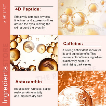 AUQUEST Eye Cream – Brightening, Firming & Dark Circle Treatment with Caffeine & Peptides
