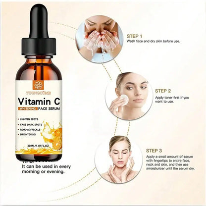 Vitamin C Facial Essence + Hyaluronic Acid Dark Spot Remover (30ml)