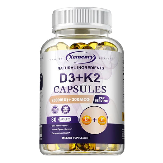 Vitamin D3 5000IU and 200 Mcg Vitamin K2 (MK-7)