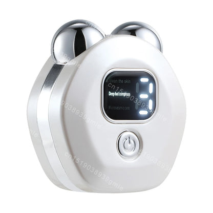 Facial Massager Microcurrent Roller Vibration - Neck and Face Lifting Device
