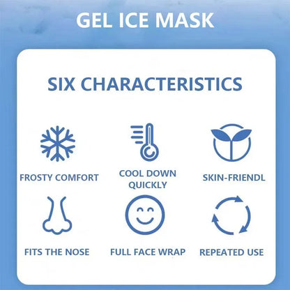 Hot & Cold Gel Face Mask – Cooling Eye Mask for Skin Tightening, Spa, and Sleep Therapy