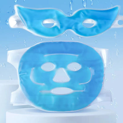 Hot & Cold Gel Face Mask – Cooling Eye Mask for Skin Tightening, Spa, and Sleep Therapy