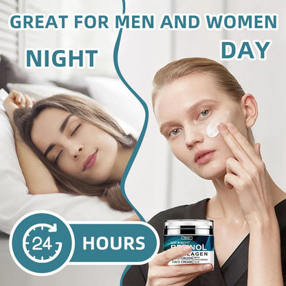 Collagen Retinol Hyaluronic Acid Cream, Retinol and Collagen Face Cream