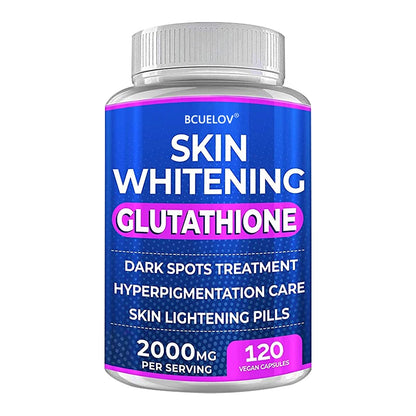 Turmeric Bearberry Vitamin Glutathione Skin Lightening Pills - 2000 mg